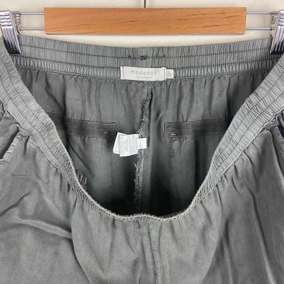 Anthropologie Mododoc Relaxed Ruched Leg Tencel Pant - Gray - Picture 7 of 7